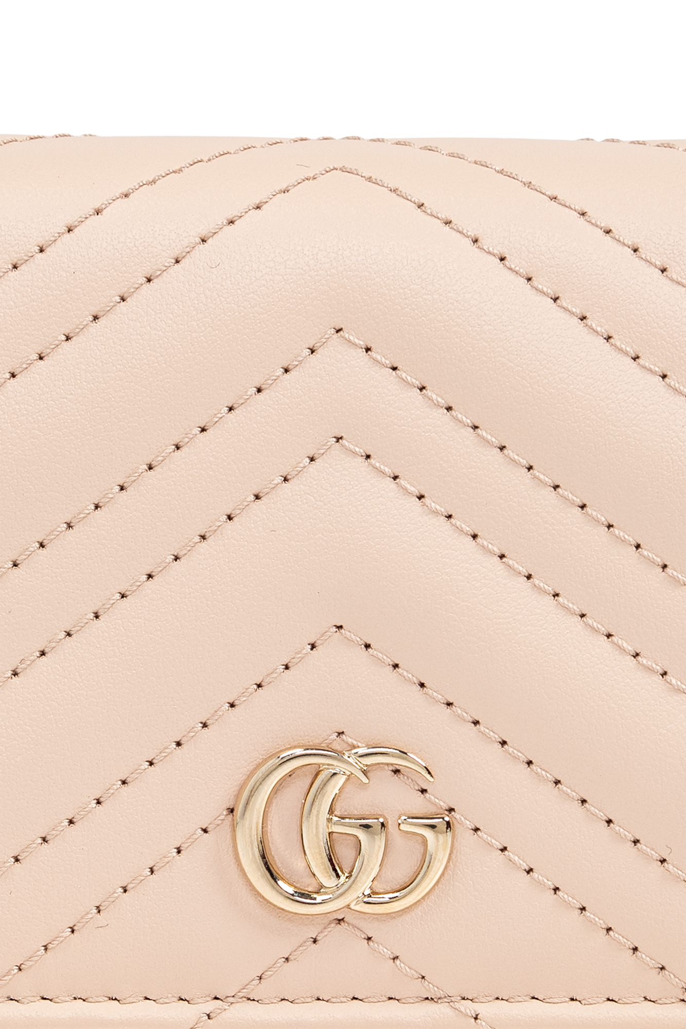 【GUCCI】MINI WALLET(655M)GG LION◆466492DTDHD GG small wallet with dog detail in beige and dark brown